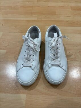 KOIO White Leather Low-Top Sneakers